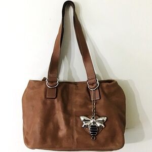 Fossil Leather Tote Shoulder Bag